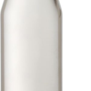 Ljungan 500 ml copper vacuum insulated stainless steel bottle with PU leather strap and lid