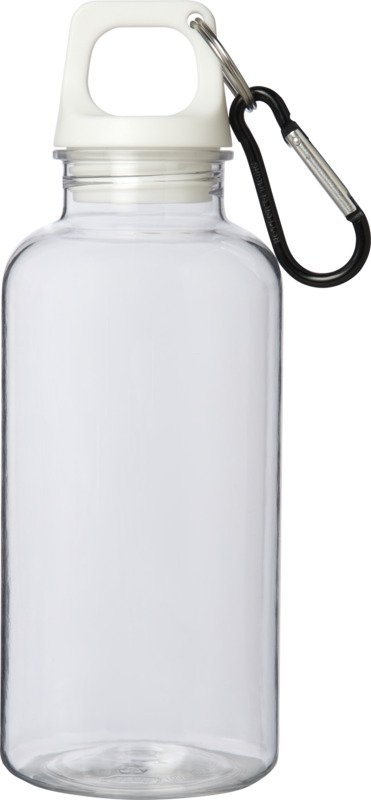 Oregon 400 ml RCS certified recycled plastic water bottle with carabiner
