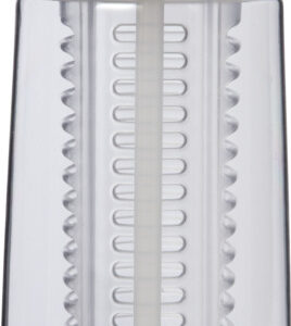 HydroFruit 700 ml recycled plastic sport bottle with flip lid and infuser