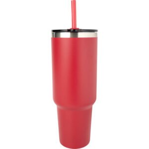 Sydney 1200 ml double wall RCS certified copper vacuum insulated tumbler with straw