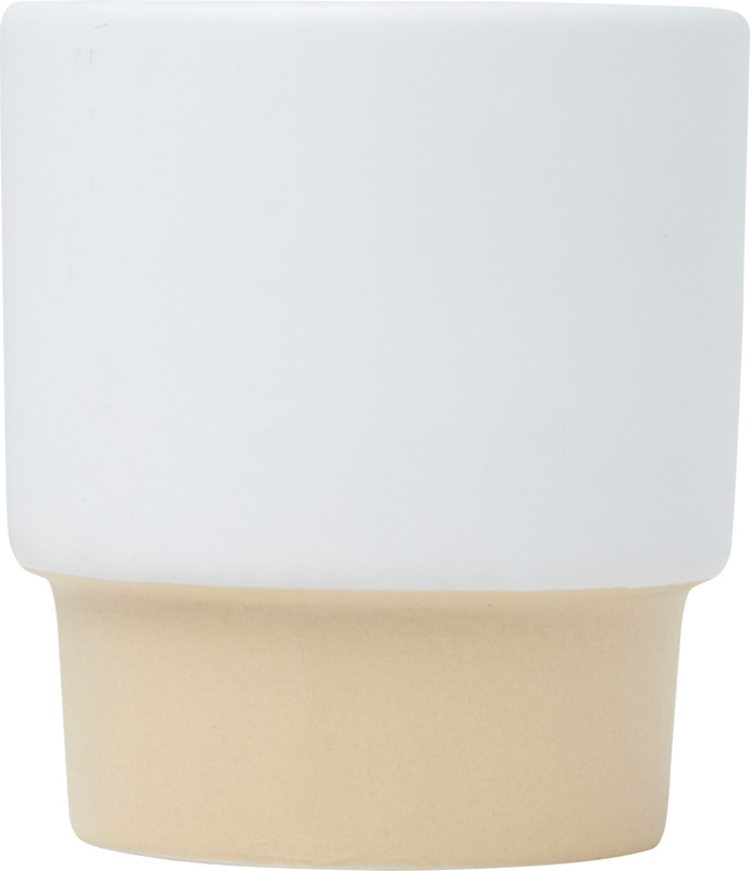 Olympia 130 ml stackable expresso cup with clay bottom
