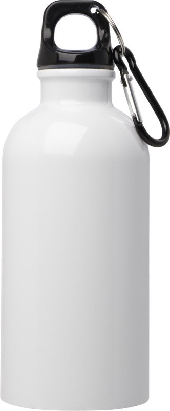 Oregon 400 ml RCS certified single wall stainless steel water bottle with carabiner