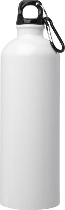 Oregon 750 ml RCS certified single wall stainless steel water bottle with carabiner