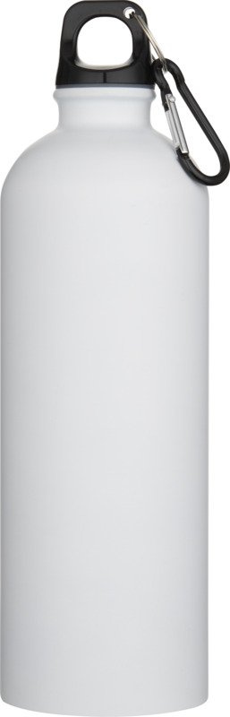 Oregon 750 ml matte RCS recycled single wall stainless steel water bottle with carabiner
