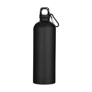 Oregon 750 ml matte RCS recycled single wall stainless steel water bottle with carabiner