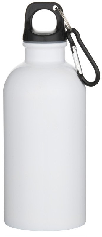 Oregon 400 ml sublimation RCS recycled single wall stainless steel water bottle with carabiner
