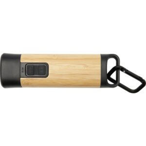 Kuma bamboo/RCS recycled plastic torch with carabiner
