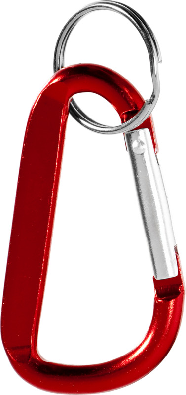 Timor RCS recycled aluminium carabiner keychain