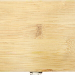 Rivet 19-piece bamboo/recycled plastic tool set