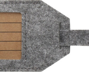 Tie luggage tag