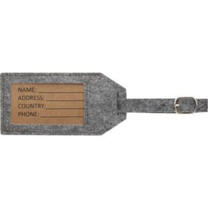 Tie luggage tag