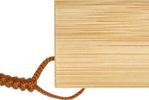 Bosona bamboo phone holder with keychain