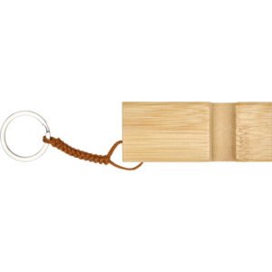 Bosona bamboo phone holder with keychain