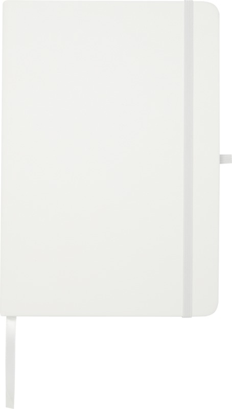 Teak A5 recycled hard cover notebook with lined pages