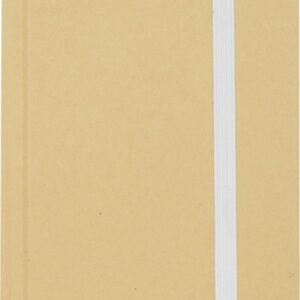 Reed A6 recycled hard cover notebook with plain pages