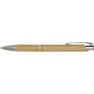 Wicker bamboo ballpoint pen (black ink)
