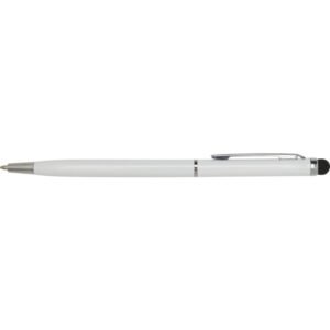 Ore aluminium ballpoint pen with stylus (blue ink)