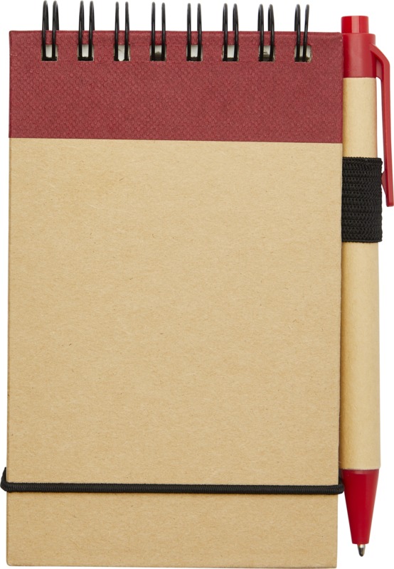 Zuse A7 recycled jotter notepad with pen