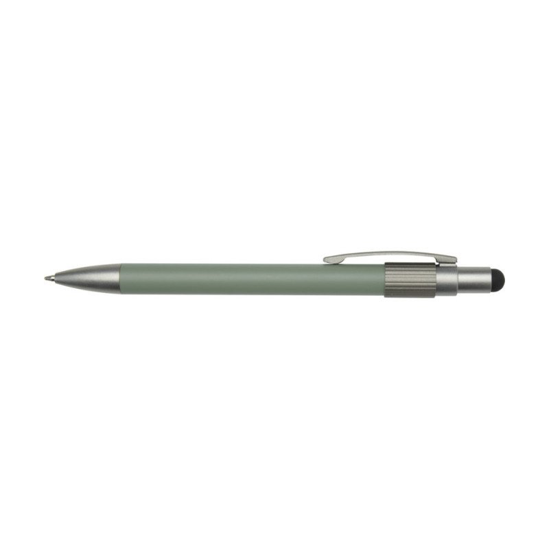 Rill RCS recycled ballpoint pen with stylus and fidget spinner (blue ink)