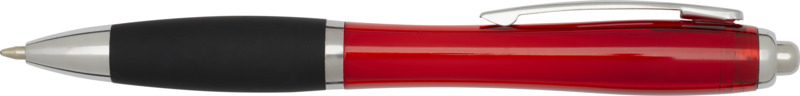 Nash RCS recycled plastic ballpoint pen with coloured barrel and black grip (black ink)
