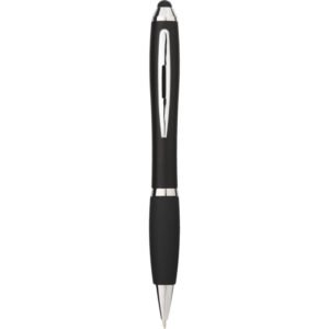 Nash coloured stylus ballpoint pen with black grip (blue ink)