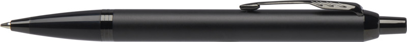 Parker IM achromatic ballpoint and rollerball pen set with gift box (black/blue ink)