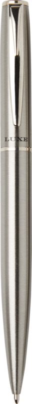 Didimis recycled stainless steel ballpoint and rollerball pen set (black ink)