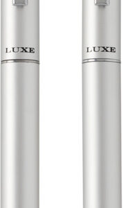 Lucetto recycled aluminium ballpoint and rollerball pen gift set (black ink)