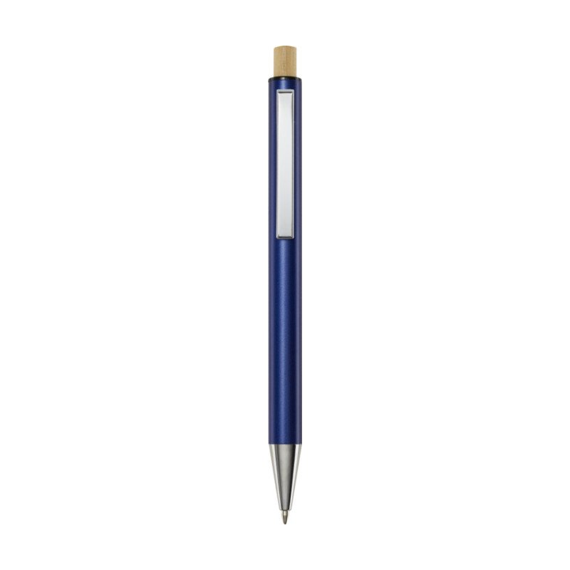 Cyrus recycled aluminium ballpoint pen (blue ink)