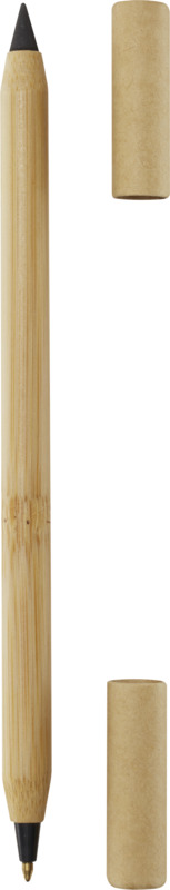 Samambu bamboo duo pen (blue ink)