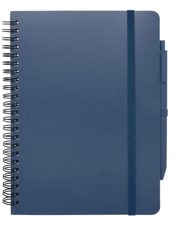 Thalaasa A5 ocean-bound hard cover notebook with ballpoint pen (black ink)