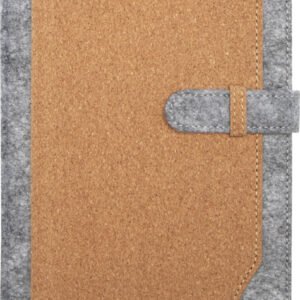 Viviana A5 recycled felt and cork notebook