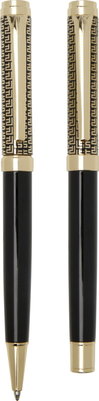 Legato ballpoint and rollerball pen set (blue ink)