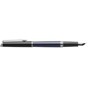 Hemisphere colour blocking fountain pen with palladium trim (blue ink)