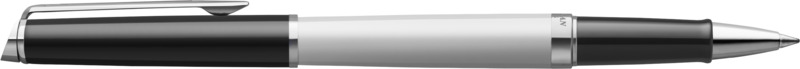 Hemisphere colour blocking rollerball pen with palladium trim (black ink)