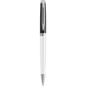 Hemisphere colour blocking ballpoint pen with palladium trim (blue ink)