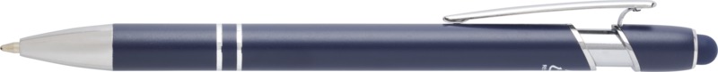 Kish ballpoint pen with silver finish (blue ink)
