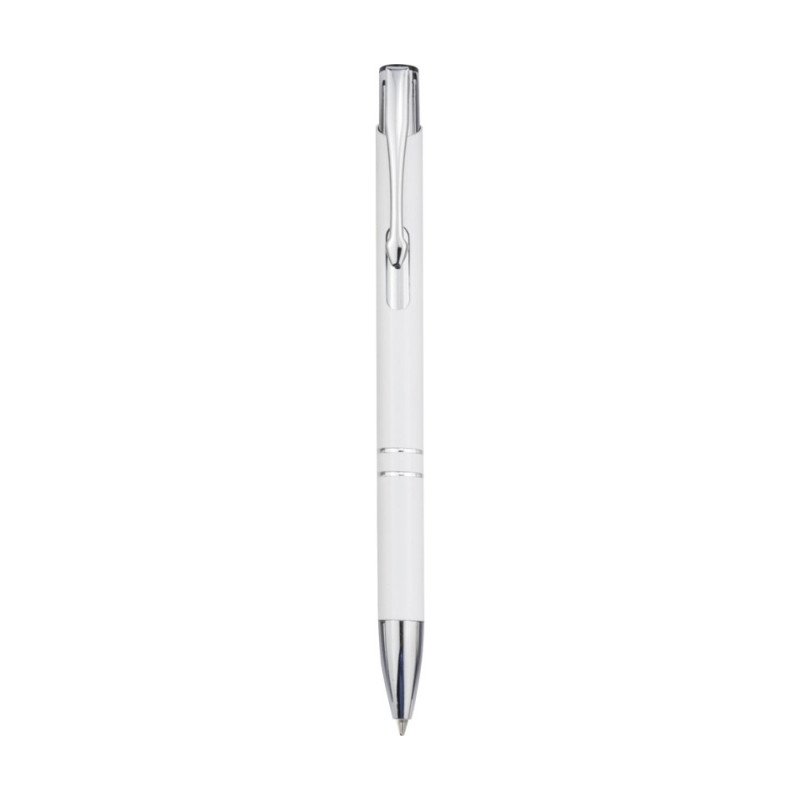 Moneta recycled aluminium ballpoint pen (blue ink)