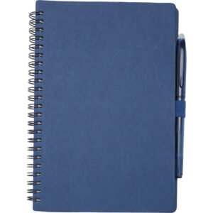 Slate A5 reusable hard cover notebook and pen set (black ink)