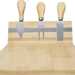 Mancheg bamboo magnetic cheese board and tools