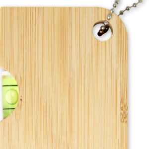 Levo bamboo bottle opener with level