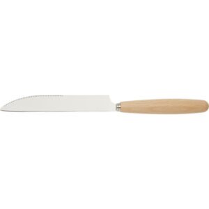 Root 5-piece stainless steel and beech wood cutlery set