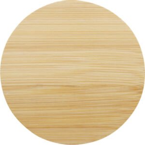 Lenora 250 ml glass cup with bamboo lid