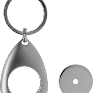 Trolley coin holder keychain