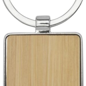 Neta bamboo rectangular keychain