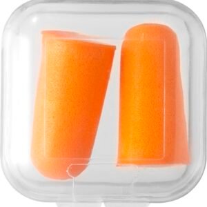 Traveler earplugs with travel case