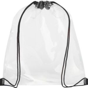 Lancaster transparent drawstring bag 5L