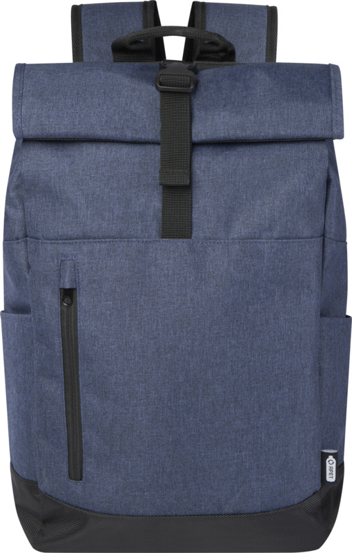 Libra 15.6″ GRS recycled roll-up laptop backpack 12L