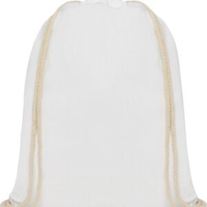 Oregon 140 g/m² cotton drawstring bag 5L