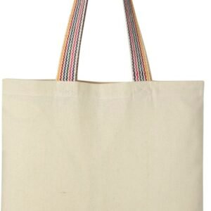 Rainbow 180 g/m² recycled cotton tote bag 5L